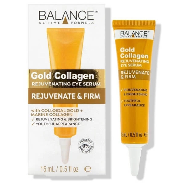 کرم دور چشم گلد کولاژن بالانس اصل سرم جوان ساز و لیفت چشم 15 میل | BALANCE Gold + Marine Collagen rejuvenating Eye Serum 15ml
